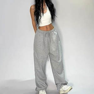 Pantalon de survêtement ample, pantalon large pour femme, joggers décontractés surdimensionnés, pantalon de détente confortable à coupe ample pour le streetwear - Product Image 6