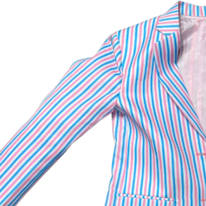 Chaqueta Blazer a Rayas, Corte Entallado, Estilo Casual de Negocios, Ropa de Oficina, Manga Larga, Prenda Exterior de Moda, Ropa Profesional - Product Image 6