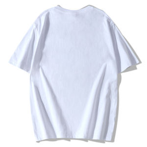 Camiseta Unisex Blanca de Manga Corta con Cuello Camisero, Corte Regular, 100% Algodón, Color Sólido, Logotipo Impreso Digitalmente en la Parte Delantera, Personalizable - Product Image 1