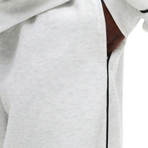 Sudadera con capucha y cremallera para hombre, de felpa francesa de 500 GSM, con logo frontal personalizado, estampado en relieve y ribete en contraste. - Product Image 6