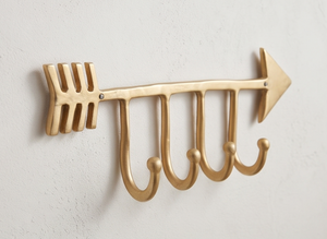 Gancho de Pared Metálico Premium Golden Arrow con Acabado Pulido Espejo y Diseño Elegante, Perfecto para Decoración del Hogar con Estilo - Product Image 4
