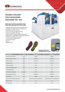 Machine automatique Technocrat TM-100 pour la fabrication de semelles de chaussures bicolores, 40-140 paires/heure, 220V/380V, garantie 1 an - Product Image 2
