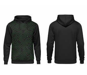 Sweat à capuche de qualité supérieure pour la sublimation – Production en gros – Sweat à capuche personnalisé pour équipes – Veste à capuche pour hommes, femmes et jeunes – Vêtements de sport - Product Image 3