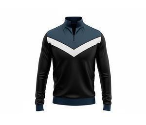 <b>Men</b>’s Quarter Zip Track <b>Jacket</b> – Sublimation Printing Available for <b>Men</b> Women Youth Sportswear Quick Dry Team <b>Pullover</b> - Product Image 6