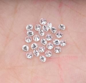 Diamant de culture, 2,2 mm, taille brillant rond, pureté VVS - VS, couleur blanche E - F, pour la création de bijoux et de bagues sur mesure - Product Image 2