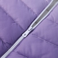 Veste légère isolante pour femme avec fermeture éclair intégrale et poches latérales discrètes pour le travail, l'école et les événements sociaux