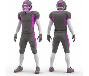 Proveedor de Uniformes de Fútbol Americano por Sublimación OEM, Equipación Personalizada para Equipos, Uniforme de Fútbol Americano |   Ropa Deportiva Transpirable de Poliéster - Product Image 6