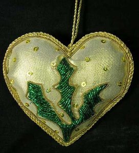 Adorno Navideño Indio al por Mayor en Forma de Corazón y Árbol, el Mejor Adorno en Color Rojo para Fiestas y Decoración de Árboles de Navidad - Product Image 6