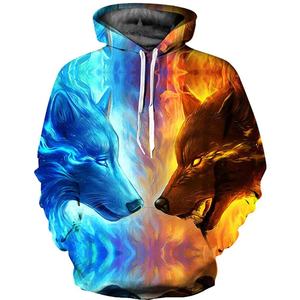 Excelente calidad invierno sublimación impreso personalizable polar hombres ropa deportiva sudaderas transpirable secado rápido precio barato - Product Image 1