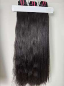 Meilleure qualité naturelle 100% paquets de cheveux vietnamiens droits extensions de cheveux de trame avec sensation de main douce style lâche vagues profondes - Product Image 6