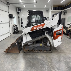 รถตักล้อยางขนาดเล็ก Bobcat T76 รุ่นขายดีที่สุด พร้อมระบบ PLC แกนกลางที่แข็งแกร่ง มอเตอร์ แบริ่งปั๊ม เกียร์รถตักล้อยางด้านหน้า - Product Image 1