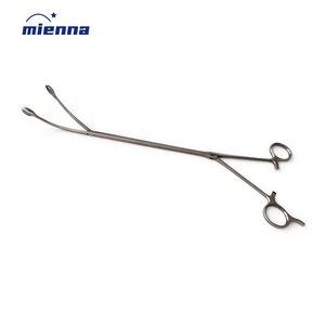 Cirugía Laparoscopia Toracoscopia Acero inoxidable 6mm Fórceps de disección de doble articulación Juego de instrumentos Manual - Product Image 3