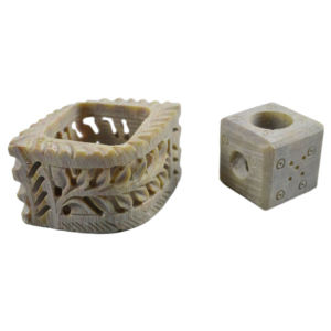 Decor Natural Colored Finishing Design Marble Incense <b>Burner</b> Best for Indoor Decorative Design Stone Incense Holder - Product Image 1
