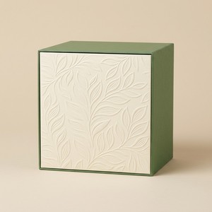 Boîte en carton recyclé haut de gamme écologique avec pelliculage mat et doublure en éponge pour crème visage, vernis à ongles, huile et soins de la peau - Product Image 3