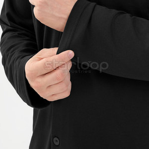 Conjunto de pijama premium para hombre, de algodón suave, de manga larga, para dormir en casa. - Product Image 5