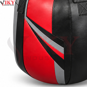 Sac de frappe lourd rond suspendu en forme de globe pour MMA et boxe, en cuir synthétique, pour entraînement de frappe ciblée, équipement de fitness, fabrication - Product Image 4