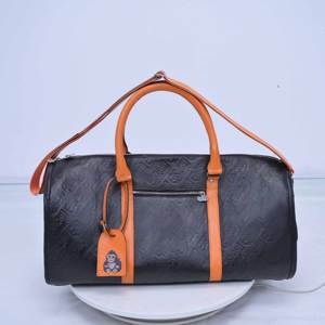 Sac de voyage en cuir haut de gamme personnalisé avec logo, style décontracté de luxe, sac de voyage portable, décoration de luxe, dernière mode, vente en gros - Product Image 4