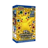 Pokémon S8a 25e Anniversaire Collection Jeu de Cartes Booster Box : Déballage et Présentation des Cartes en Carton, Design Multicolore et Éclatant