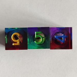 <span class=keywords><strong>Juego</strong></span> de Dados Personalizados para D&D con Núcleo Líquido Ojo de Dragón, Bordes Afilados, Hechos a Mano, para el <span class=keywords><strong>Juego</strong></span> de Mesa Dungeons and Dragons - Product Image 5
