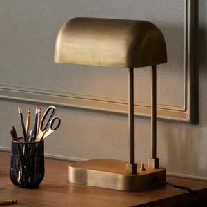 Lámpara de Mesa de Latón Estilo Vintage con Cuerpo Grabado para Iluminación Decorativa Clásica de Dormitorio - Product Image 6