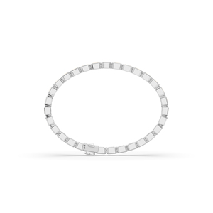 Pulsera de Oro Sólido de 14KT/10KT con Diamante Cultivado en Laboratorio de 9.30 Quilates, Corte Brillante Redondo, para Mujer, Ideal para Fiestas, Bodas y Compromisos - Product Image 5