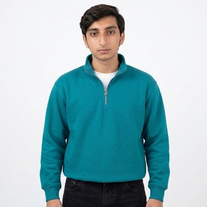Sudadera Personalizada para Hombre con Cierre de Cremallera, Felpa Suave, Corte Holgado, Cuello Alto, Ropa Deportiva Casual, Estilo Urbano - Product Image 1