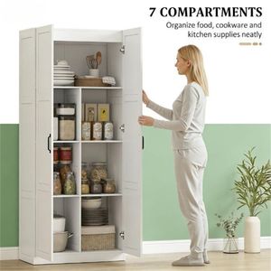 Mobiletto Portaposate Bianco Stile Fattoria, Soluzione di Stoccaggio per Cucina - Product Image 2