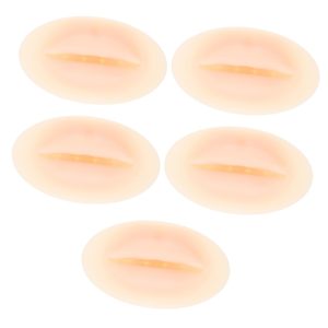 3D Realistic Open Mouth Silicone Lip Practice Skin Reusable PMU Tattoo <b>Training</b> Model - Product Image 1