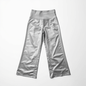 High Waisted Wide Leg <b>Yoga</b> <b>Pants</b> Spandex Nylon Stretch Comfortable Fitness Lounge <b>Pants</b> with OEM ODM Customization - Product Image 3