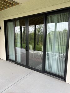 Modern Aluminum Alloy Sliding Window Horizontal Opening Heat Insulation <b>Frame</b> <b>Black</b> Color - Product Image 3