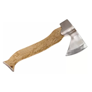 Small Outdoor Axe With Strong Steel Head And Wooden Handle For Camping Hiking Gardening Bushcraft Wood Chopping - Product Image 3