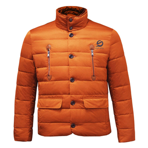 OEM Customized Design Men's Long Sleeves Waterproof Puffer Jacket Best Selling High Street Style Stand Collar Puffer Jacket - Product Image 1