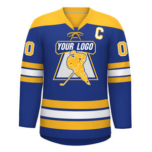 Jersey de hockey sobre hielo de calidad profesional para gráficos de identidad de equipos deportivos, detalles del equipo cosidos a medida, ropa deportiva de hockey sobre hielo - Product Image 3