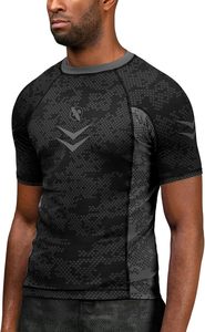 Sublimation Rash Guard-Lightweight Breathable <b>Compression</b> Top with Anti-Bacterial and UV Protection for Training - Product Image 5