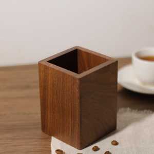 Sustainable Wooden Cutlery <b>Storage</b> Box Dining <b>Table</b> Utensil Holder - Product Image 3