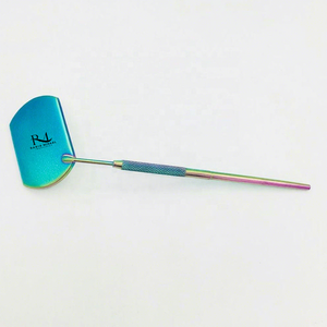 <b>Square</b> Shape Multi Plasma Coated Color Eyelash Extension <b>Mirror</b> Single Side Used Stainless Steel Makeup <b>Mirror</b> - Product Image 4