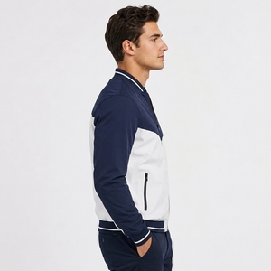 New Men's Bomber <b>Jacket</b> Embroidered Winter Pattern Bomber <b>Jacket</b> High Quality Casual Turtleneck Solid Warm Filling Breathable - Product Image 2