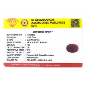 6.9 Carat Oval Cut African Ruby Loose Gemstone High Quality Red Gem for Fine Jewelry - Product Image 4