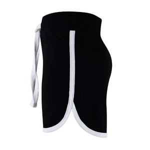 Latest design Summer Casual Fashion <b>Running</b> Beach Stretch Elastic Waist Soft Jersey shorts for women - Product Image 3