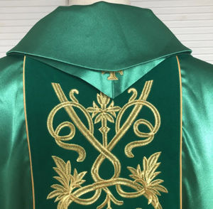 Casulla Estampada para Hombre, Estola, Sotana Larga, Túnica de Sacerdote, Traje de Clero Cristiano, Vestimenta de Oración, Otros Prendas de Vestir - Product Image 5
