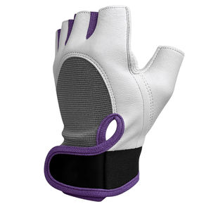 Gants de musculation en cuir avec sangle de poignet réglable et antidérapants pour hommes - Product Image 2
