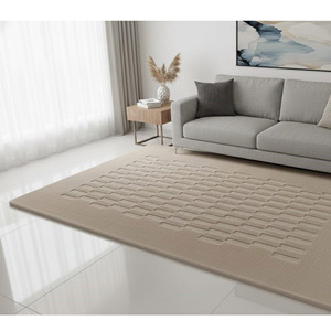 Alfombra de Lana Hecha a Mano, Alfombra Moderna con Textura, Calidad de Exportación, Regalo para el Día de San Valentín, Decoración para el Hogar - Product Image 5