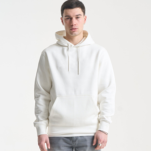 Sudadera con Capucha de Alta Calidad, Tejido Grueso, Estilo Francés, Hombros Caídos, Sin Cordones, Talla Grande para Hombre - Product Image 6