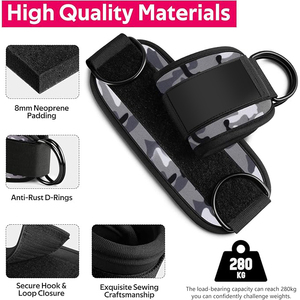 Adjustable <b>Ankle</b> Guards with Camouflage Print Hook and Loop Closure for Protection and <b>Support</b> Unisex Adult Universal Use - Product Image 2
