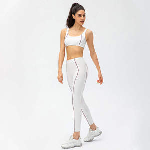 New Casual Solid Summer Yoga Jackets and Gym Leggings High-waisted Sports Shorts 2-Piece <b>Set</b> for Women - Product Image 1