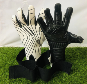Guantes de Portero de Fútbol Profesionales y Económicos para Jóvenes, Guantes de Portero de Fútbol de Látex Grueso con Protección para los Dedos en Venta - Product Image 2