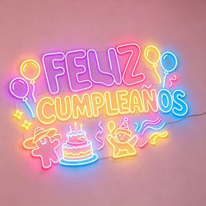 Enseigne néon personnalisable en cristal « Joyeux Anniversaire » alimentée par USB, décoration murale avec luminosité réglable pour publicité de fête d'anniversaire - Product Image 2