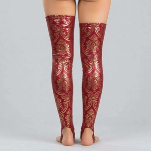 Collants hautes collantes pour la pole dance féminine : adhérence sécurisée, confort extensible, couvrance lisse et mouvements flexibles - Product Image 3