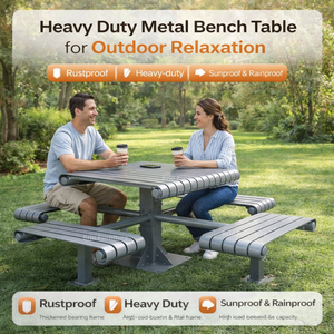 Hot Sale Dining <strong>Table</strong> with Bench Set Simple <strong>Canteen</strong> <strong>Table</strong> <strong>Canteen</strong> Fiber Glass <strong>Table</strong> &amp; Bench 4 Seater Set - Product Image 5