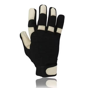 Guantes de Trabajo de Cuero Vacuno de Excelente Calidad, para Mecánicos, Montaje, Conducción, Precio al por Mayor, Logotipo Personalizado, Guantes Suaves para Conductor - Product Image 2